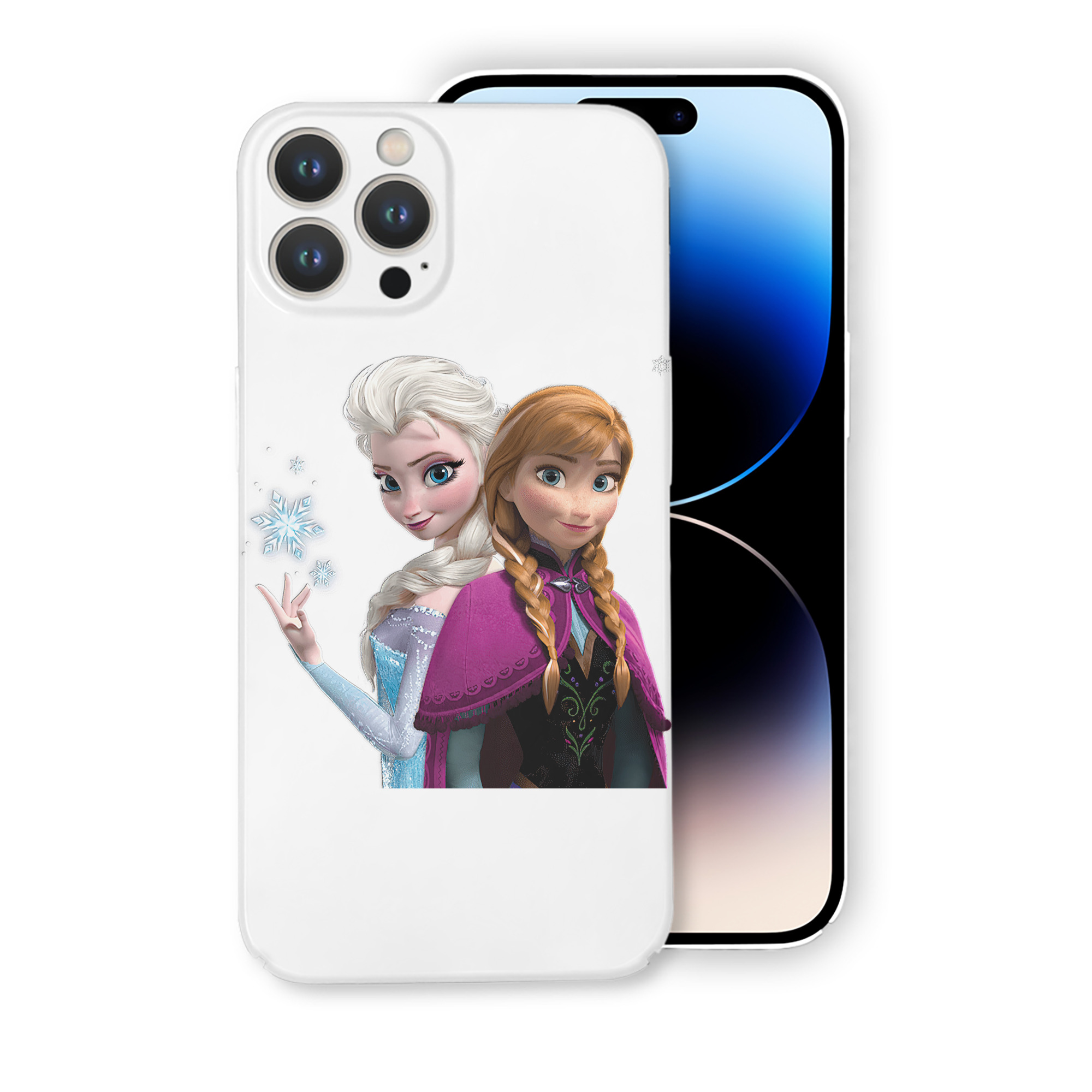 （画像用） アナと雪の女王 アンナ エルサ Frozen Anna Elsa 【iPhone 14シリーズ対応】ハードケース